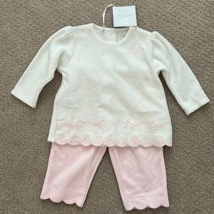 NWT Emile et Rose pink pant set